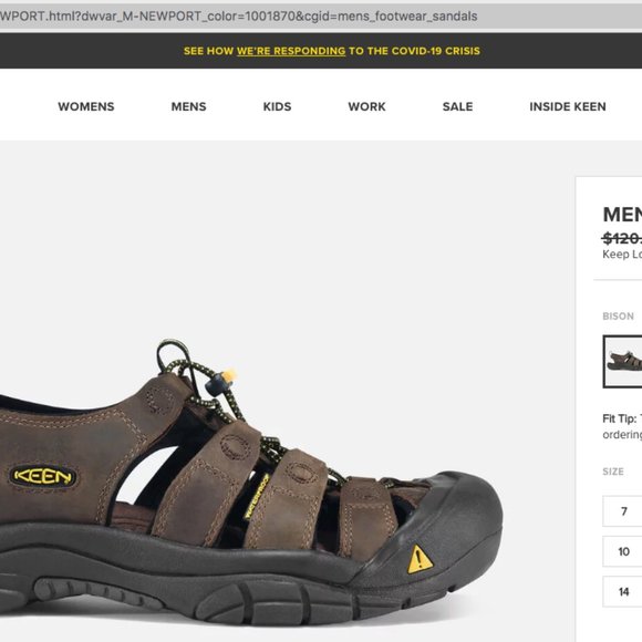 Keen hiking and water sandal - Picture 5 of 5